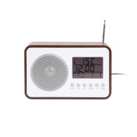 Budík a FM rádio Karlsson KA6036DW, 13cm